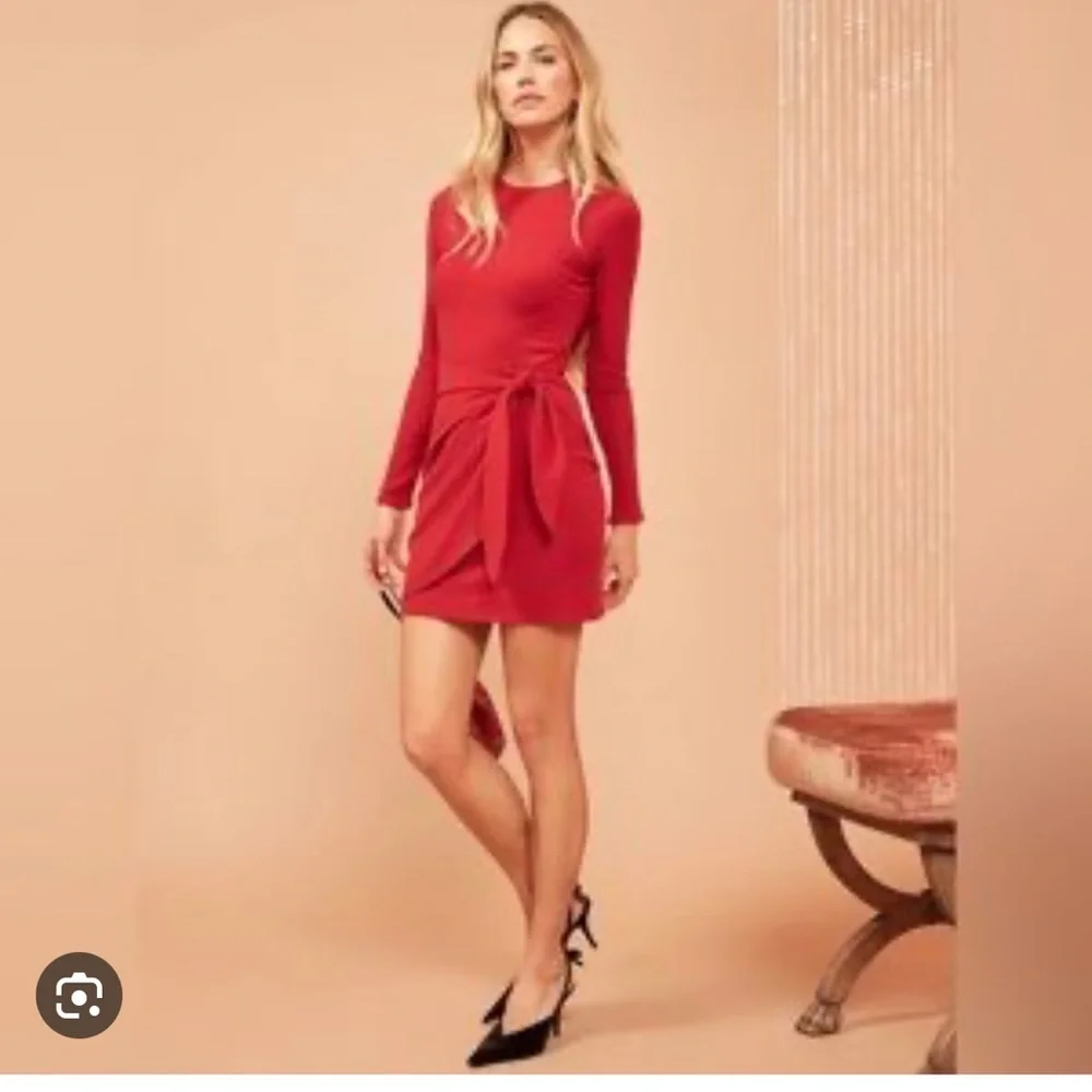 Reformation Red Mini Dress - Picture 2 of 6